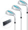 T WINSOLOGY Golf Sand Wedges Set, 50/54/58 Grad Keile Golfschläger für Damen und Herren, Pitching Wedges für Rechte Hand, Golf Geschenk (Silber/Türkis)