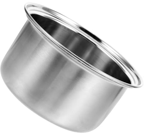 Homoyoyo Stainless Steel Stock Pot Liner for Soup Cooking Compact Replacement Cookware for Induction Electromagnetic Stoves Small Hot Pot Liner for Home Restaurant Use