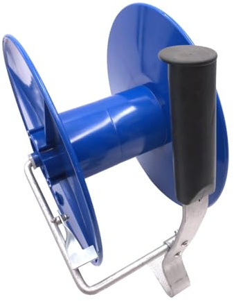Milageto Electric Fence Reel Rope Winder with Locking Function Garden Easy to Use Paddock Grazing High Strength Geared Reels Wire Reel