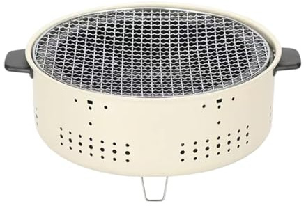 Parrilla de carbón para Exteriores, portátil, de sobremesa, para Camping, Ideal para Fiestas en casa (31 x 13,5 cm)