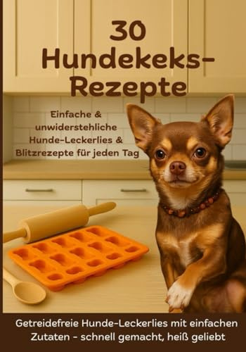 30 Hundekeks-Rezepte – Einfache & unwiderstehliche Hunde-Leckerlies & Blitzrezepte für jeden Tag: Getreidefreie Hunde-Leckerlies mit einfachen Zutaten – schnell gemacht, heiß geliebt.