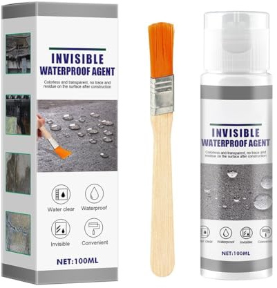 Sigillante spray impermeabile per la riparazione di perdite, sigillante e adesivo per piastrelle, cemento, pareti, tetto, bagno, 100 ml con pennello