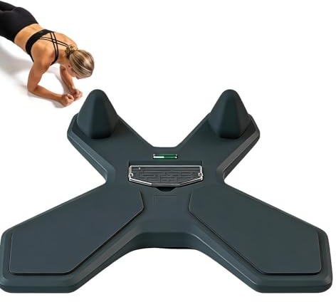 Fellflying Wackelbrett - mit Handyhalterung für Workout-Zubehör - Balanceboard für Gleichgewichtstraining - für Zuhause, Büro, Bauch, Rücken, Arme, Beine & Ganzkörper-Stabilitätstraining