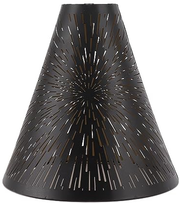 AMONIDA Abat-jour de Lampe de Table gravé au, Projection de Feux D'artifice Moderne pour Chambre à Coucher, Fer de 5.5cm de Diamètre Supérieur