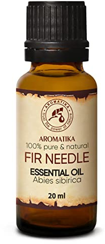 Fichtennadelöl 20ml - Abies Sibirica - Naturrein Ätherisches Fichtenöl - Tannenöl für Sauna - Körperpflege - Entspannung - Aroma Diffuser - Raumduft Öl - Duftlampe - Inhalation