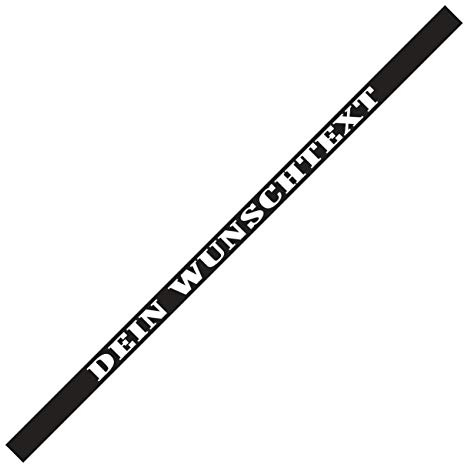 Spaß Kostet Nummernschildaufkleber | Wunschtext Aufkleber personalisiert | Kennzeichen Aufkleber mit Namen | Spaßkennzeichen 49x1,8cm PVC wetterfest