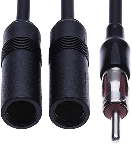 Kepler Universal Car Radio DIN Antena Y Divisor Diversidad Macho a Hembra Antena Extensión Cable de Navegación | 0,5 m