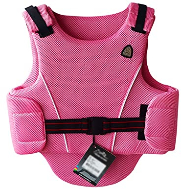 Reitweste Eva Dicke Schutzweste Kinder Outdoor Sicherheit Reiten Reitweste Kinder Reitausrüstung (Rosa M)