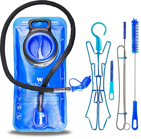 WACOOL 3Liter 100oz BPA Free PEVA Hydration Pack Bladder Leak-Proof Water Reservoir (Hydration Bladder with Cleaning Kit)