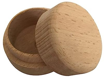 IWOWHERO 2pcs Wooden Box Jewelry Trinket Box for Rings and Accessories for Wrapping