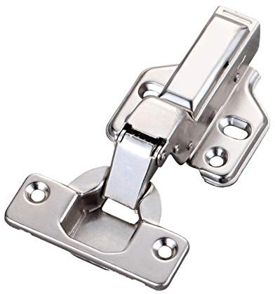 SBTRKT 2 Stück Scharniere, Edelstahl-Schrankscharniere, hydraulische Dämpfungsscharniere, verdeckte Scharniere, Soft-Close-Scharniere, for Schranktüren, Weinschranktüren (Color : EMBED)