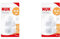 NUK First Choice+ Baby Bottle Teat, 0-6 Months, Silicone with Medium Feed Hole, Anti-Colic, 2 Count (Pack of 2)