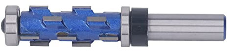 Spiral Flush Trim Router Bit Trimming knives Thickened Tungsten Steel Blade Bit Shank Round Hardwood Bearing for Smooth Cutting Cutting knives 2X19X45Mm Upcut Spiral Router Bit