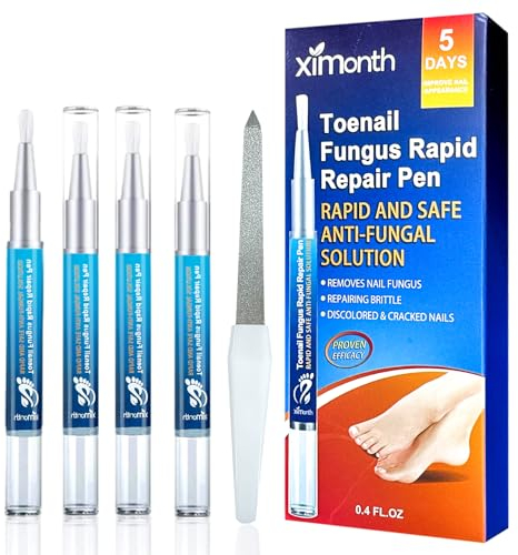 Lot de 4 soins à ongles, avec lime à ongles, stylo à huile pour cuticules, stylo de soin des ongles, à l'aloe vera, pour ongles soignés et des pieds