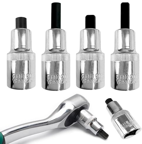 4 Stück Spreiz-Einsatz-Satz für Federbeinklemmung 1/2'' 12,5/22,2mm 5 x 7mm+5,5 x 8,5mm,Spreiz Werkzeug Aufspreizer Radlagergehäuse-Spreizer set,Universal spreizer radlager Werkzeug