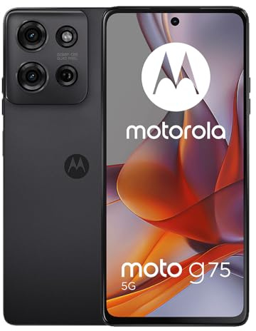 Motorola Moto G75 5G (XT2437-2) Dual Sim 8+256GB | International Model | GSM Factory Unlocked | Compatible with Metro PCS, T-Mobile, Mint, Tello | 6.78 LCD Display | 50MP Camera - (Gray)
