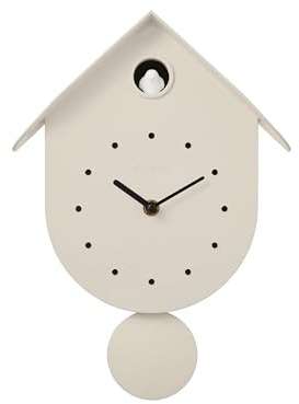 I-TOTAL - Kuckucksuhr mit buntem Vogel – modernes Design, dekorative Uhr für Zuhause, Küche und Kinderzimmer (Pann)