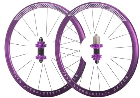700c Hjulset Road Bike Hjul Nav 100mm Framhjul/135mm Bakhjul Aluminiumlegering Fälg Snabbkoppling Center-lock-skivbromsar Kompatibel Med 7-12-växlade Cyklar(50mm)