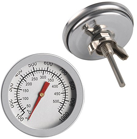 Barbacoa termómetro, 50–500 °C Barbacoa de acero inoxidable barbacoa parrilla termómetro Pit Temp Gauge