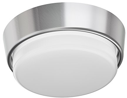 ledscom.de Douille de lampe GX53 INEL chromé mat rond 90mm Ø incl. lampe LED 3,808W 420lm blanc