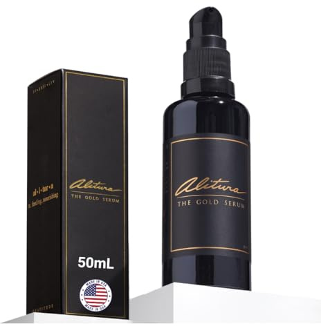 Alitura Gold Serum, 50ml | Natural Anti-Aging Facial Skincare | Glow Serum for Face | Dark Spot Correcting Serum