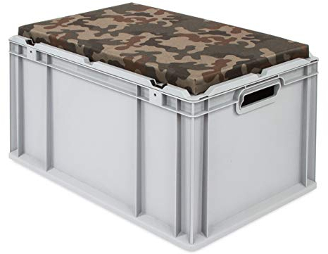 aidB Eurobox, NextGen Seat Box, camouflage Griffe offen, 64-32 - Einzel