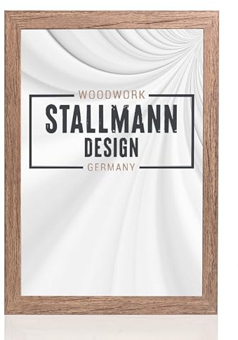 Stallmann Design 'New Modern' Bilderrahmen 50 x 70 cm (PUZZLEFORMAT) | Farbe: Apfel | eleganter Frame für Ihre Fotos und Motive