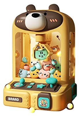 MagiDeal Claw Machine Arcade-Spiel mit Sound, lustiges Süßigkeiten-Grabber-Preisspender-Verkaufsspielzeug für Kinder, Bear