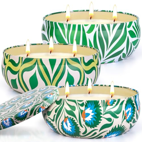 Candele alla citronella per esterni, XXL, da campeggio, per interni ed esterni, grandi, con cera di soia naturale, olio di citronella, citronella, citronella, per giardino, barbecue, all'aperto, 3