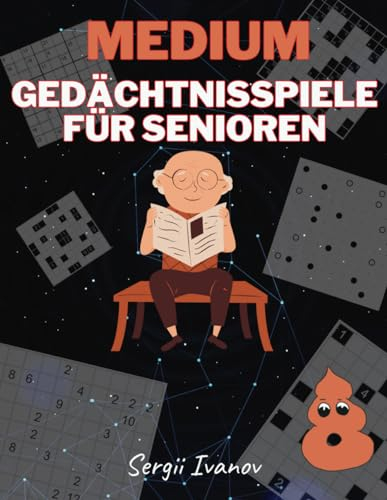 Medium Gedächtnisspiele für Senioren: Ein Rätselbuch im Großdruck