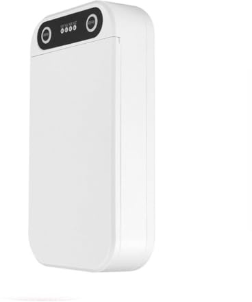 UV-telefon sanitizerbox med trådlös laddare, dödar bakterier och virus, USB-laddningsport, för telefonmasker smycken
