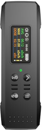 Weytoll Portable Nuclear Radiation Detector Handheld Geiger Counter 0.96inch TFT Display X-Rays γ-Rays β-Rays Detecting Tool Real-time Average Cumulative Dose Alarm Household Radioactive Tester1