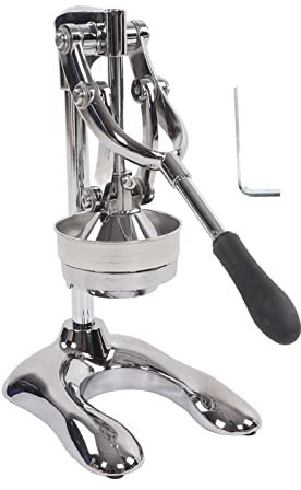 CHEOTIME Spremiagrumi Manuale, Design separato in Acciaio Inossidabile Spremiagrumi Pressato a Mano con Base a Forma di U per Limone Lime Arancia