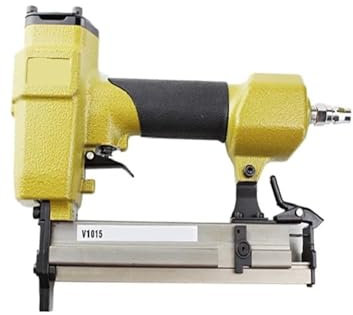 Grapadora neumática, grapadora eléctrica para tapi 1 Uds V1015 pistola clavadora neumática tipo V pistola clavadora for enmarcar grapadora neumática utiliza clavos 4 * 10,3mm longitud 7-15mm