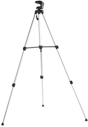 Treppiede Telescopico per Telecamera in Lega di Alluminio Argento | Porta Filettato 1/4 Pollice, Compatibilità Ampia, Struttura Pieghevole per Uso Esterno