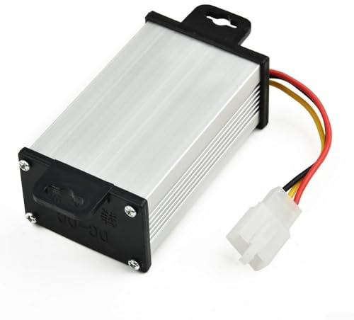 DC Converter Adapter 36V-72V to 12V 10A Transformer with Over-Current Over-Voltage Short Circuit Protection Stable Power Supply Compact 9x5.1x3.3 cm for Electric Motorcycle Accessories