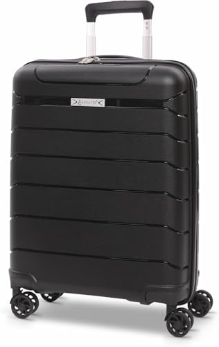 Aerolite Erweiterbar 55x40x20cm auf 55x40x23 cm Lufthansa Eurowings Condor Wizz Air Priorität und mehr Maximale Größe, Leichtes Hartschale Handgepäck Koffer 55x40x20 55x40x23 mit 4 Rädern