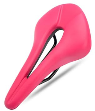 Bike Saddle,Fahrradsattel Fahrradsattel, atmungsaktiv, hohles Design, PU-Leder, weicher, bequemer Sitz, MTB, Mountainbike, Rennrad, einteiliges Kissen, Fahrradteile