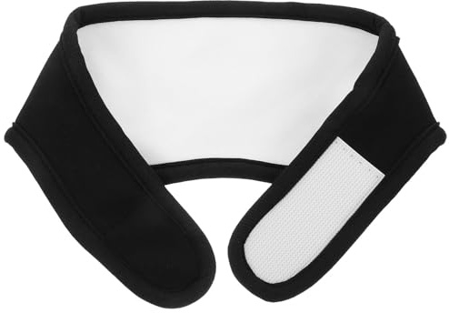 Paquete de Tejido Cuello Reutilizable de Ricino Negro de Aceite | Ajuste Cómodo y Diseño Ergonómico, Maximiza el Contacto Piel, Formato Reutilizable