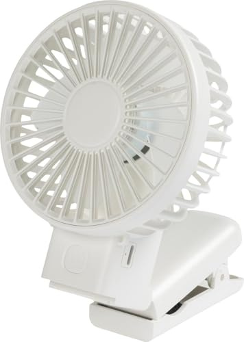 Tataway Ventilatore Multiuso Con Clip Ricaricabile USB Portatile - Mini Ventola Silenziosa Orientabile Con Morsetto, Cavo USB Incluso Per Passeggino Scrivania Lettino Auto