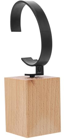 INOOMP Uhrenständer aus Buchenholz für Hand und Armbänder, Aufbewahrungsbasis für Büro und Schaufenster Zufälliger Stil