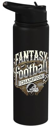 Gewinner Fantasy Football Champion Stainless Steel Insulated Water Bottle