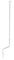 TENDAGGIMANIA Asta di Manovra per Tende da Sole Avvolgibile Universale - Colore: Bianco - Misura: 250 CM - Manovella per Tende da Sole in Ferro Laccato