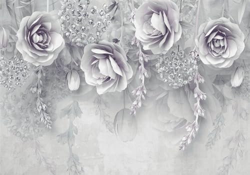 Wall Paper 3D Wallpapers Mural Lilac Flower Plant Leaf Art Background Photo Wallpaper Non-Woven Wall Mutals Giant Poster Decoration 150x105cm