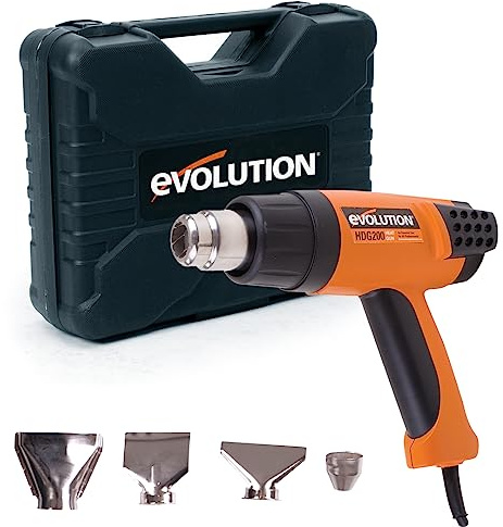 Evolution Power Tools 071-0003 varmluftpistoler, orange