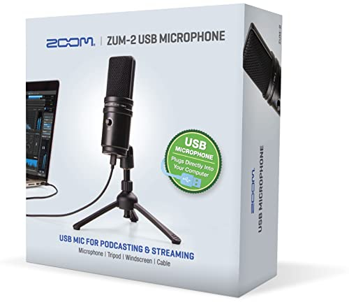 Zoom - ZUM-2 - Microfono Podcast USB a condensatore