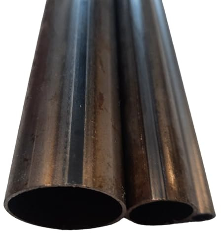 Stahlrohr Rohr Stahlrundrohr Rundrohr Konstruktionsrohr Hohlprofil 1,2 mm stark (⌀25mm x Länge: 1m)