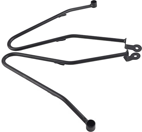 Seitentaschenhalterung Feste Satteltaschenhalterung Langlebige Satteltaschenhalterung Satteltaschen St¨¹tzstangen Motorradzubeh?r Motorr?der(B (schwarz))