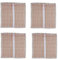 ZUHK 4 Pieces Blank Cross Stitch Sofa Cushion Cover,DIY Pillow Case Cushion Cover,Rug Canvas Making Fabric fit for Rug Making,Latch Hook Crafts,Pillows (43x43cm)