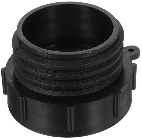 ULTECHNOVO IBC Tote Adapter, 60mm Tank Connector Ton Barrel Valves Adapter Fine Thread to Coarse Thread Water Tank Converter for Garden Hose, IBC Tote Drain Fittings